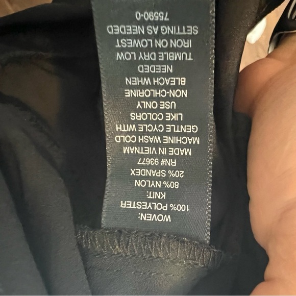 Worthington Black Sleeveless Bodysuit - Picture 10 of 10